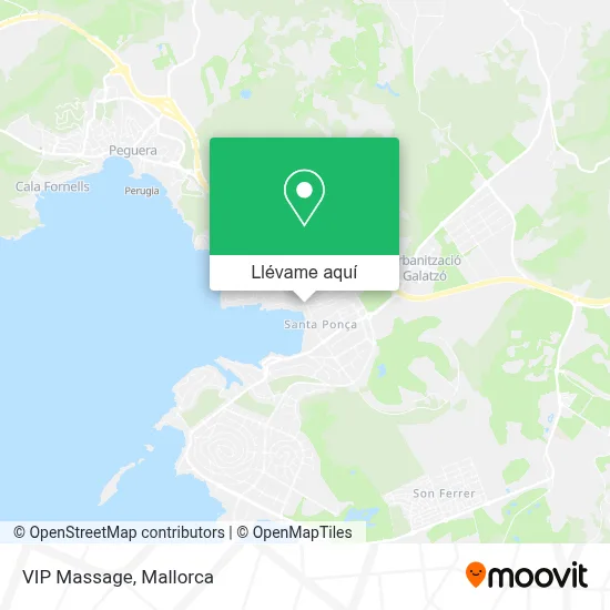 Mapa VIP Massage