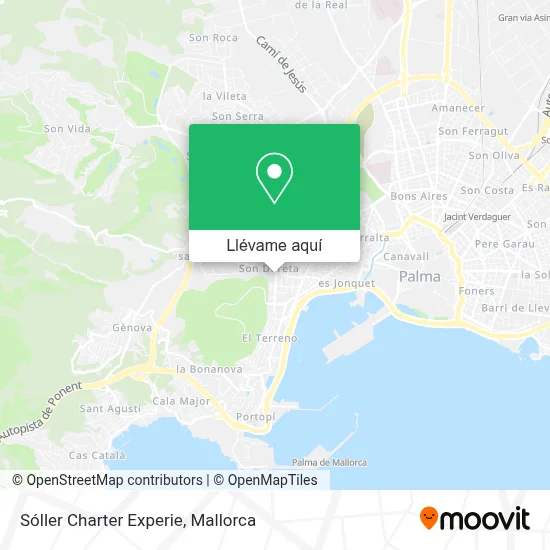 Mapa Sóller Charter Experie