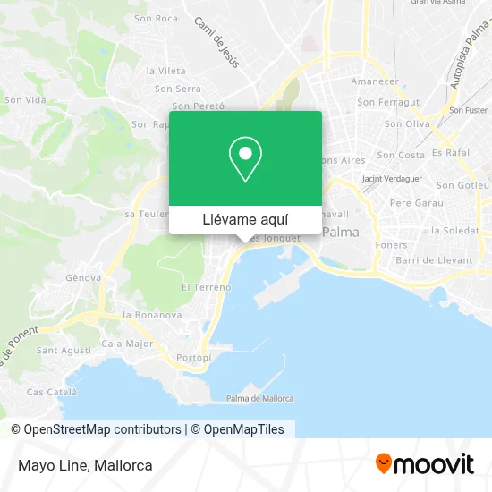 Mapa Mayo Line