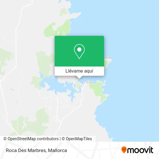 Mapa Roca Des Marbres