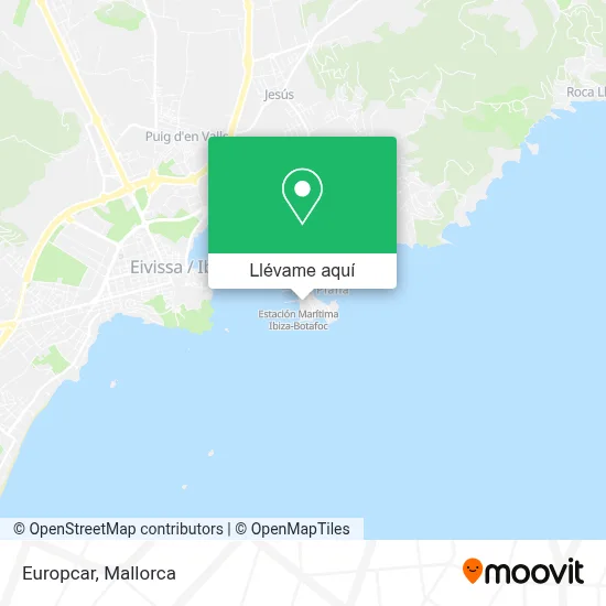 Mapa Europcar
