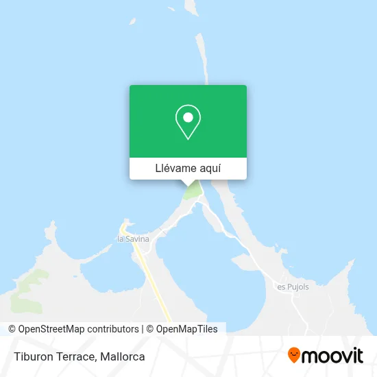 Mapa Tiburon Terrace