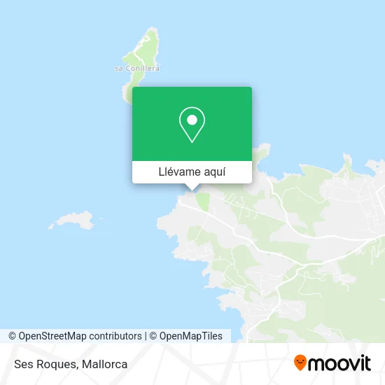 Mapa Ses Roques