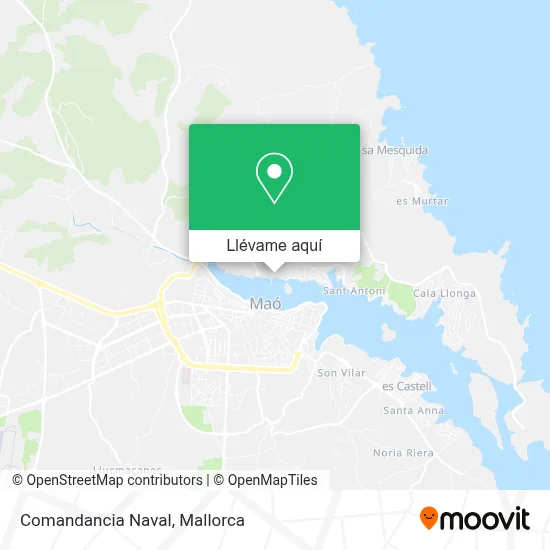 Mapa Comandancia Naval