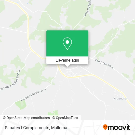 Mapa Sabates I Complements
