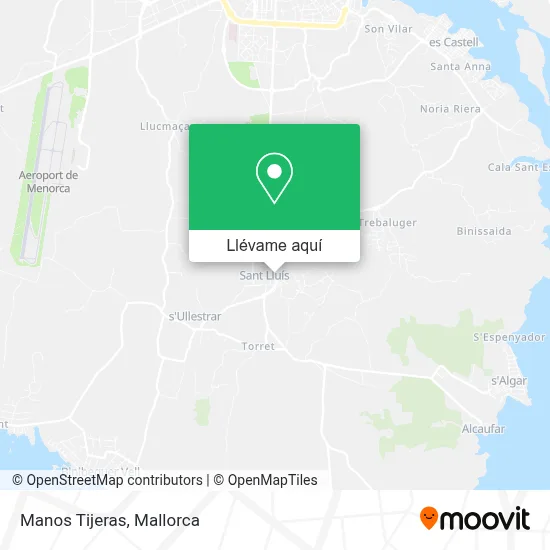 Mapa Manos Tijeras