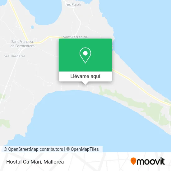 Mapa Hostal Ca Mari