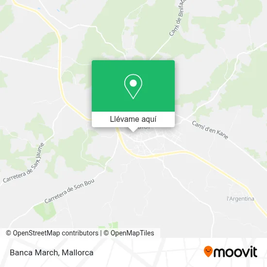 Mapa Banca March