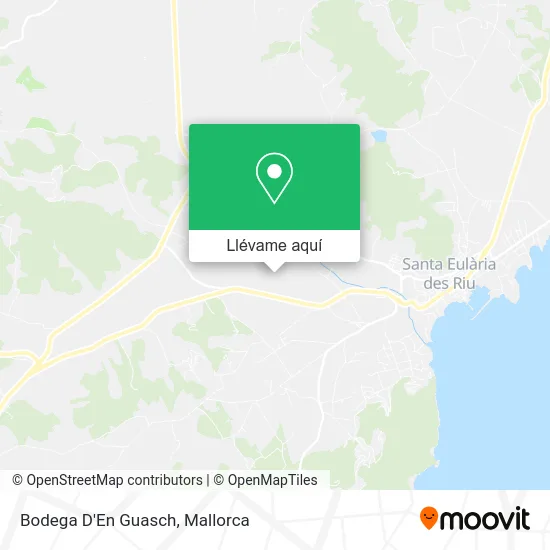 Mapa Bodega D'En Guasch