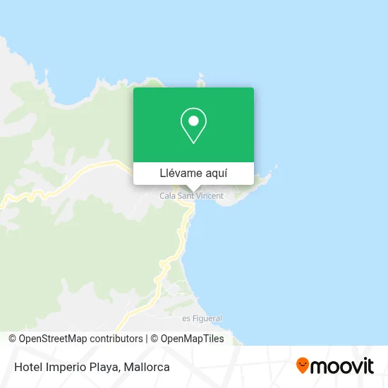 Mapa Hotel Imperio Playa