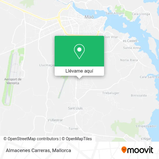 Mapa Almacenes Carreras