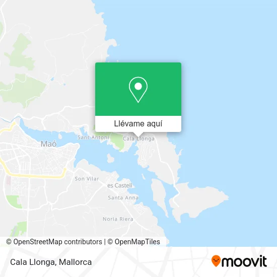 Mapa Cala Llonga