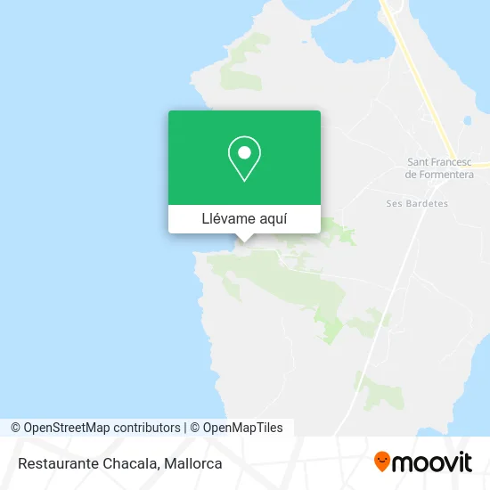 Mapa Restaurante Chacala