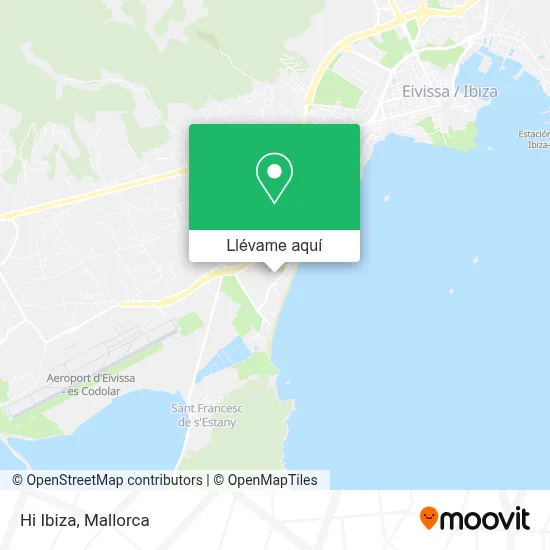 Mapa Hi Ibiza