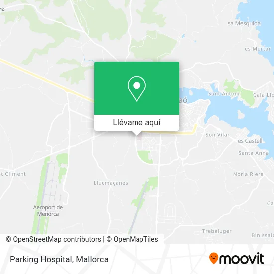 Mapa Parking Hospital