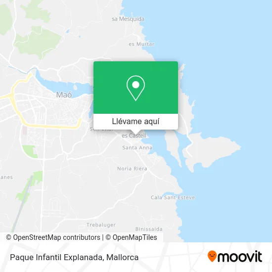 Mapa Paque Infantil Explanada