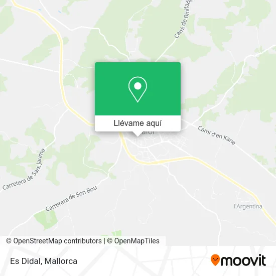 Mapa Es Didal