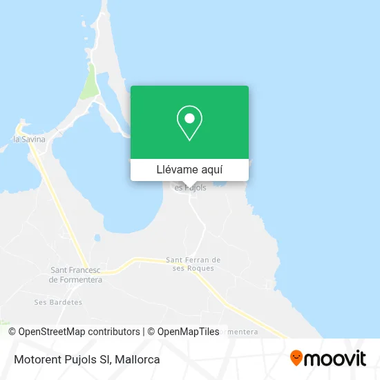 Mapa Motorent Pujols Sl
