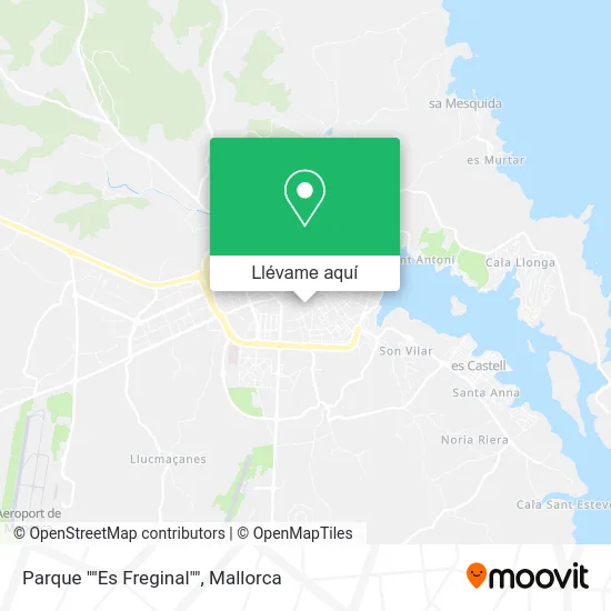 Mapa Parque ""Es Freginal""