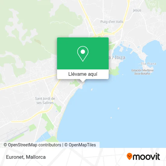 Mapa Euronet