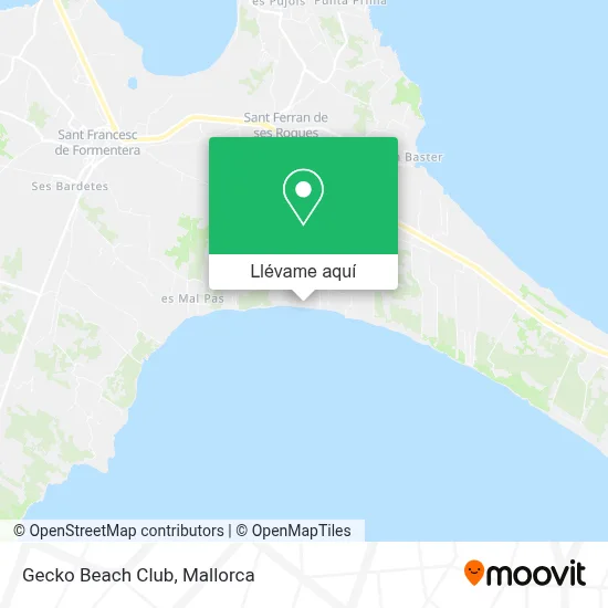 Mapa Gecko Beach Club