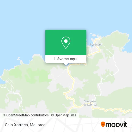 Mapa Cala Xarraca