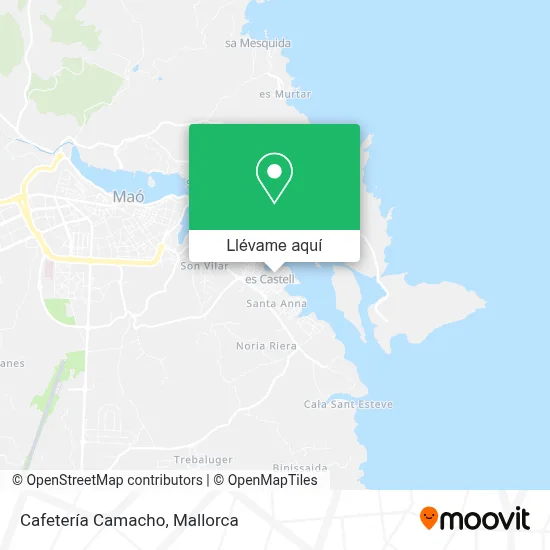 Mapa Cafetería Camacho