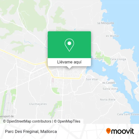 Mapa Parc Des Freginal