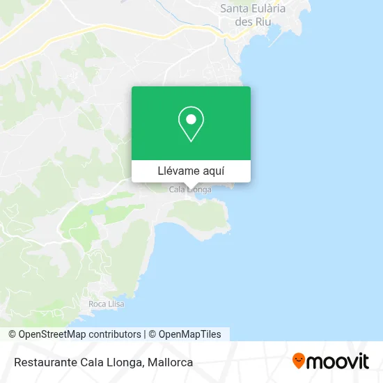 Mapa Restaurante Cala Llonga