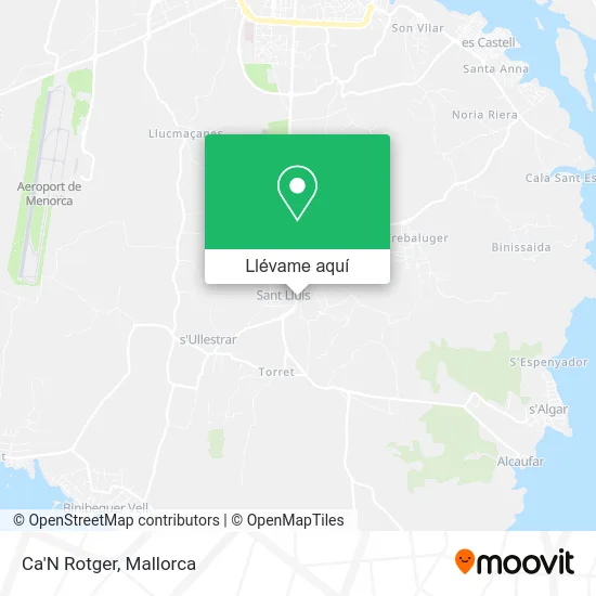 Mapa Ca'N Rotger