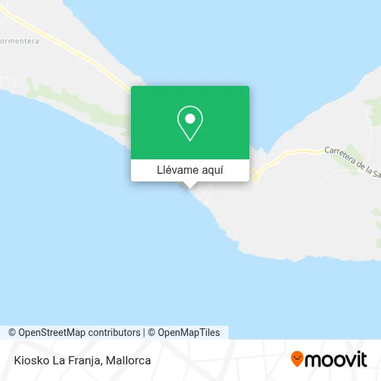 Mapa Kiosko La Franja