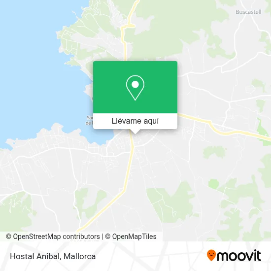 Mapa Hostal Anibal