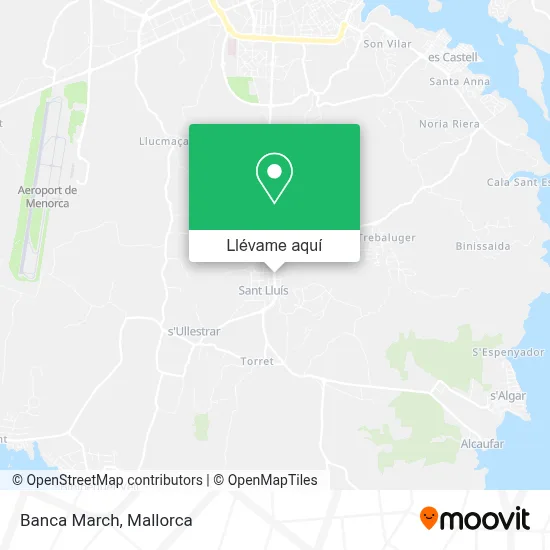 Mapa Banca March