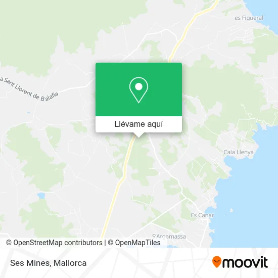 Mapa Ses Mines