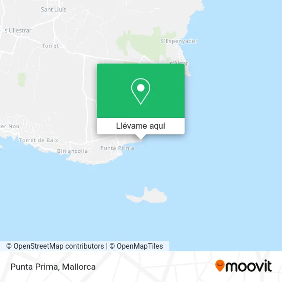 Mapa Punta Prima