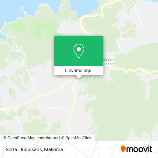 Mapa Serra Lluquisans