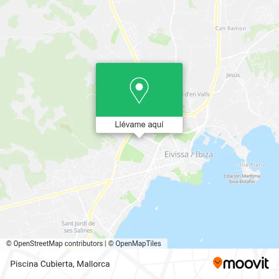 Mapa Piscina Cubierta