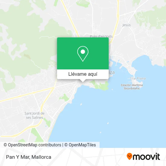 Mapa Pan Y Mar
