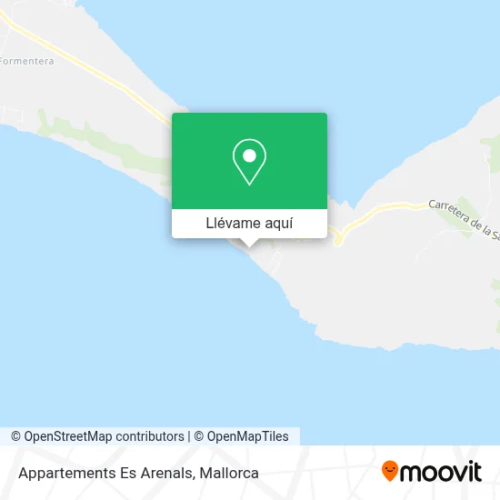 Mapa Appartements Es Arenals