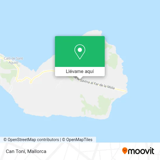Mapa Can Toni