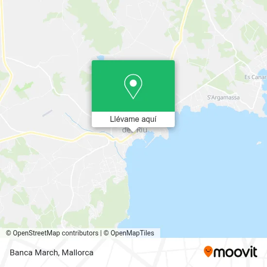 Mapa Banca March
