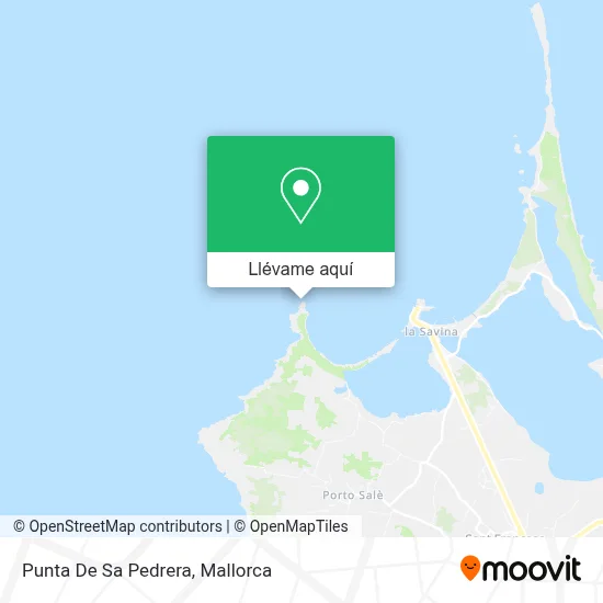 Mapa Punta De Sa Pedrera