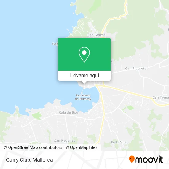 Mapa Curry Club