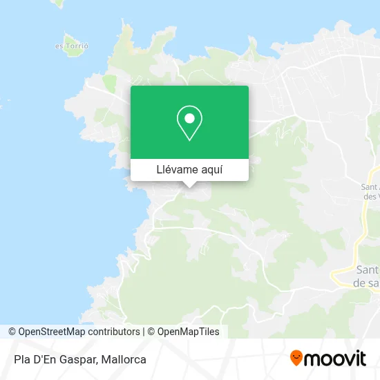 Mapa Pla D'En Gaspar