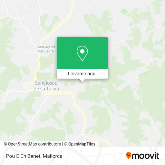 Mapa Pou D'En Benet