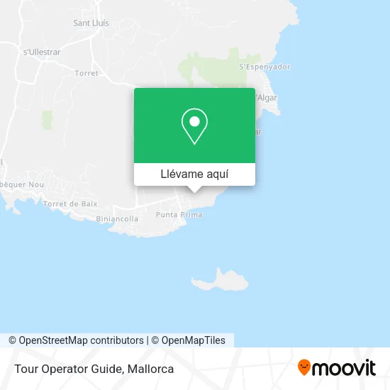 Mapa Tour Operator Guide