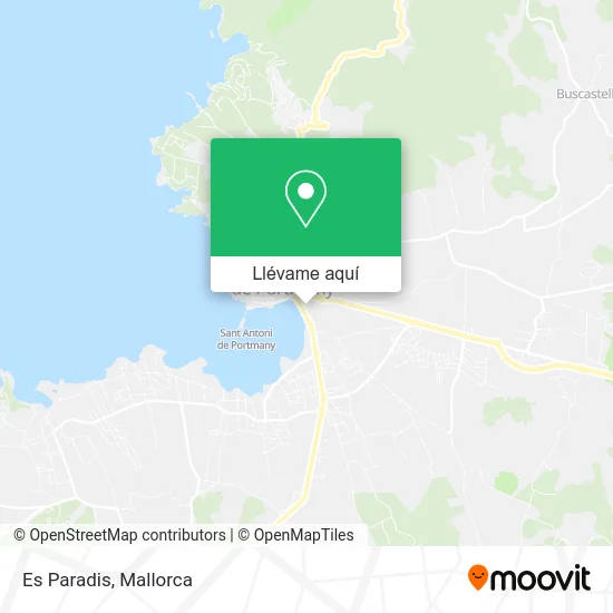Mapa Es Paradis