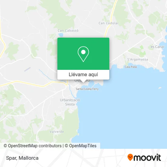 Mapa Spar