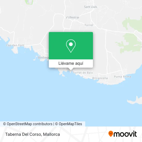 Mapa Taberna Del Corso