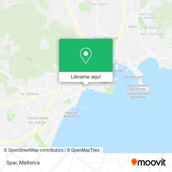 Mapa Spar